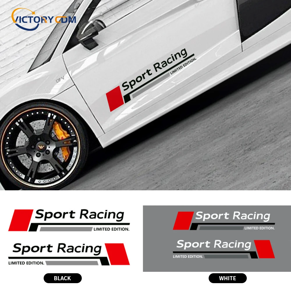 

Car Door Stickers M Performance Limited Edition Car Stickers and Decals For Audi A4L A6L Q5 A3 Q3