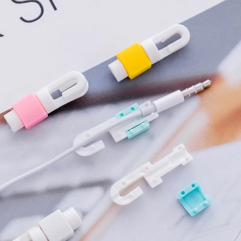 10 шт. протектор для кабеля наушников кавайные канцелярские принадлежности USB