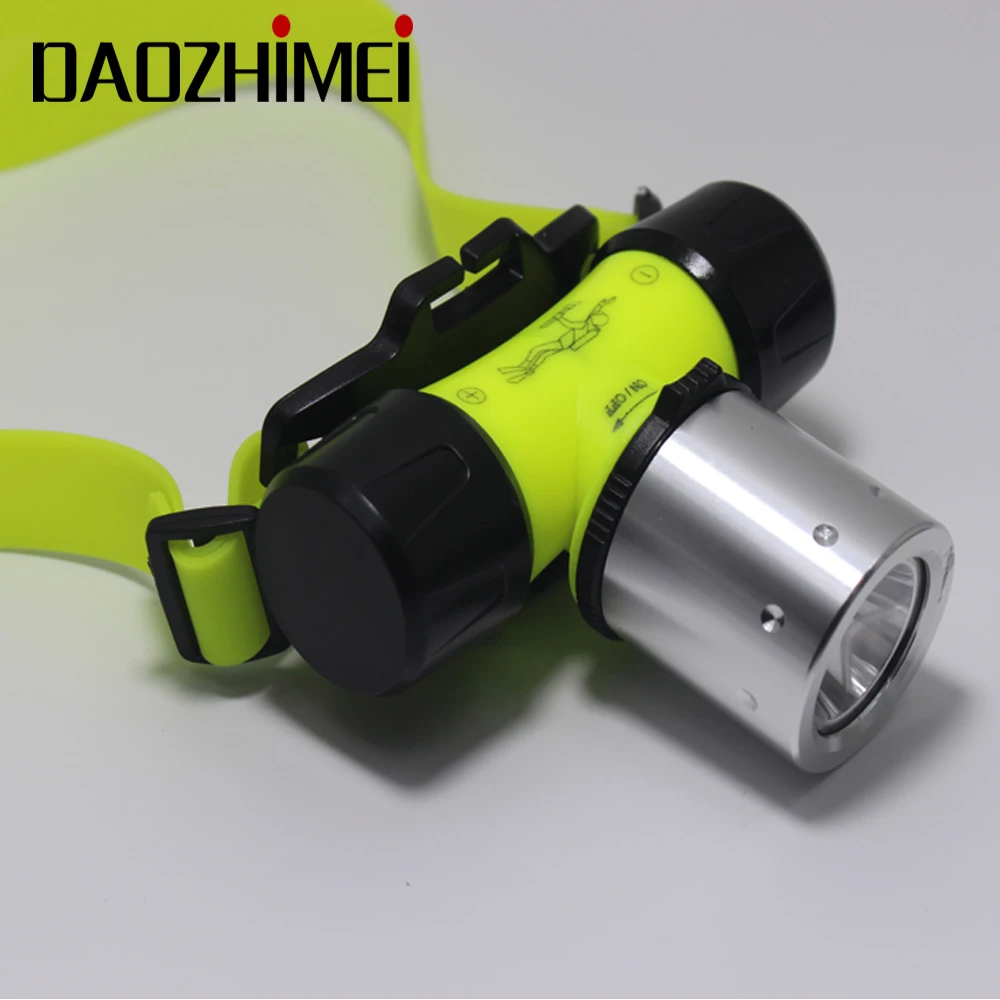 3800Lumen XML T6 LED 3 Mode Waterproof Scuba Diving Headlamp Underwater Headlight torch Light +18650 battery /charger+box
