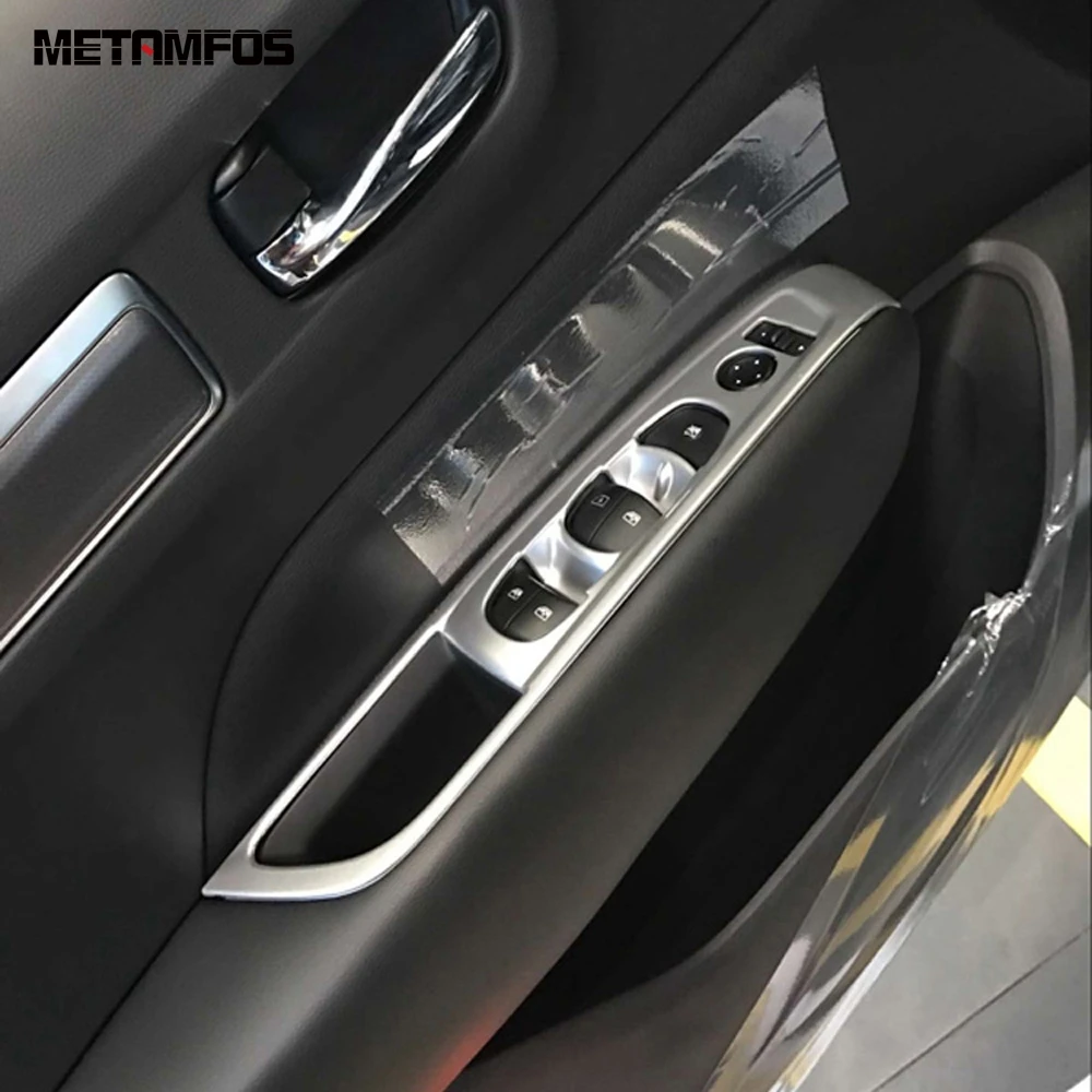 

Крышка переключателя стеклоподъемника для Renault Koleos 2016-2020 2021, внутренняя отделка подлокотника, отделка рамы, аксессуары для интерьера, Стайл...