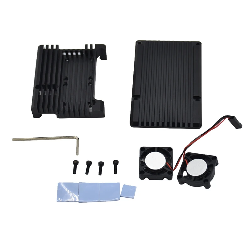 Новинка! Raspberry Cnc алюминиевый сплав бронированный чехол с охлаждающим радиатором