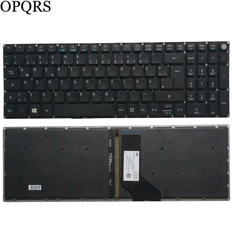 

Новый GR/немецкая клавиатура для ноутбука Acer P257 P258 F15 F5-571 F5-571T F5-571G F5-572 F5-572G F5-572T K50-20 V5-591 подсветка