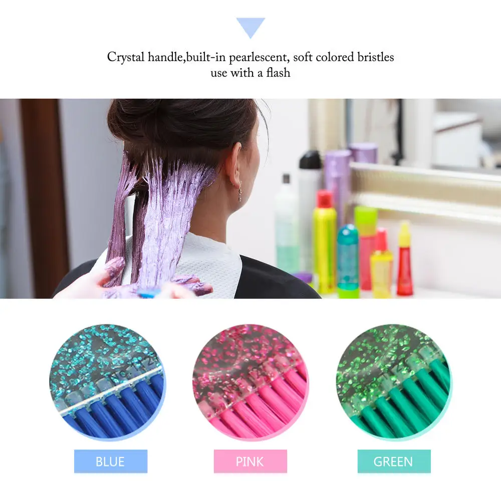 

Professional Hair dye brush light color hair dye brush for hair salon Home Highlight brush Hairstyle Design Tool