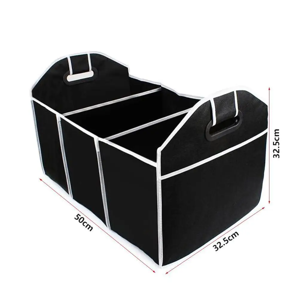 

Car Trunk Organizer Eco-Friendly Super Strong & Durable Capacity Storage Cargo Non-Woven Fabrics Collapsible Box Multi-use D9I6