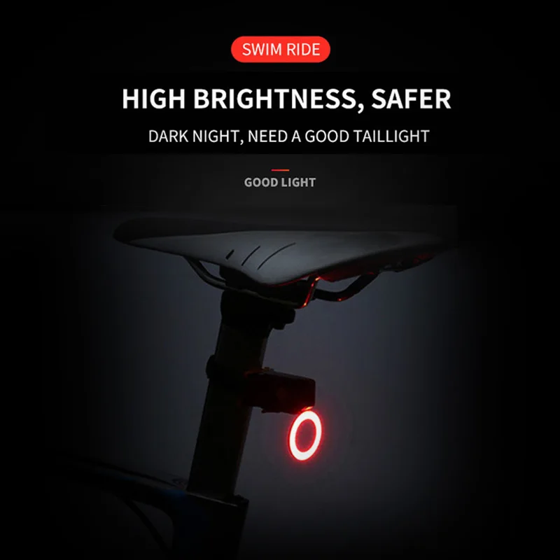 Флэш-светильник для велосипеда задний Фонари IP64 Водонепроницаемый с