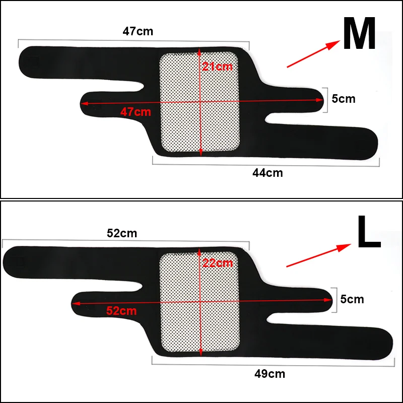 

1 pair Tourmaline Magnetic Therapy Knee Pads Self Heating Kneepad Pain Relief Arthritis Knee Support Patella Massage Sleeves