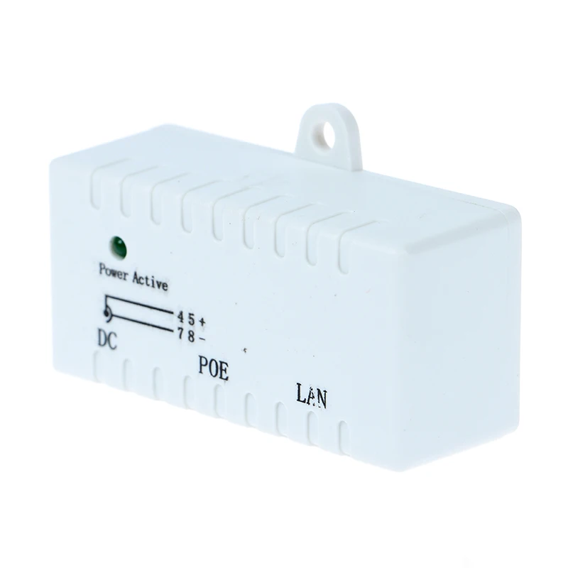 

Hot Sale 12V - 48V Passive POE injector for IP Camera VoIP Phone Netwrok AP device