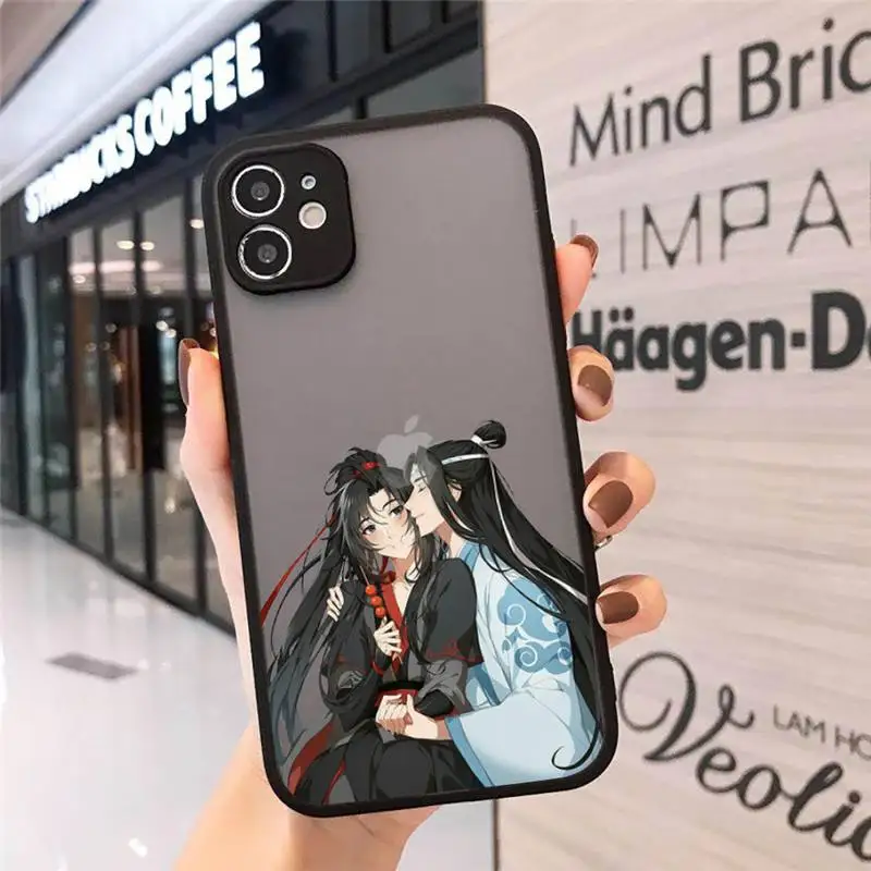 

Mo Dao Zu Shi comic cartoon Phone Case Matte Transparent for iPhone 7 8 11 12 s mini pro X XS XR MAX Plus cover funda