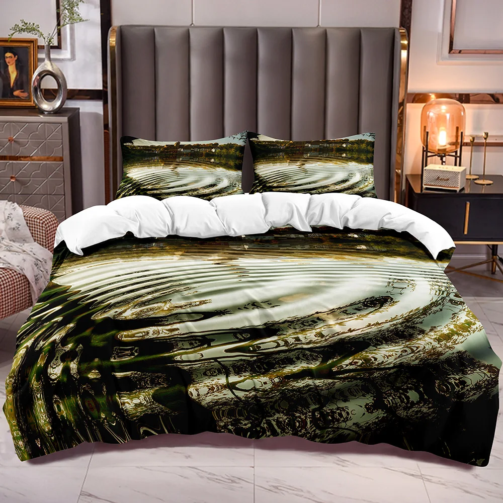 

3D Castle Print Duvet Cover for Teens Adults Farmhouse Style Kids Comforter Cover Sets with Soft Microfiber Bedding Quilt Cover