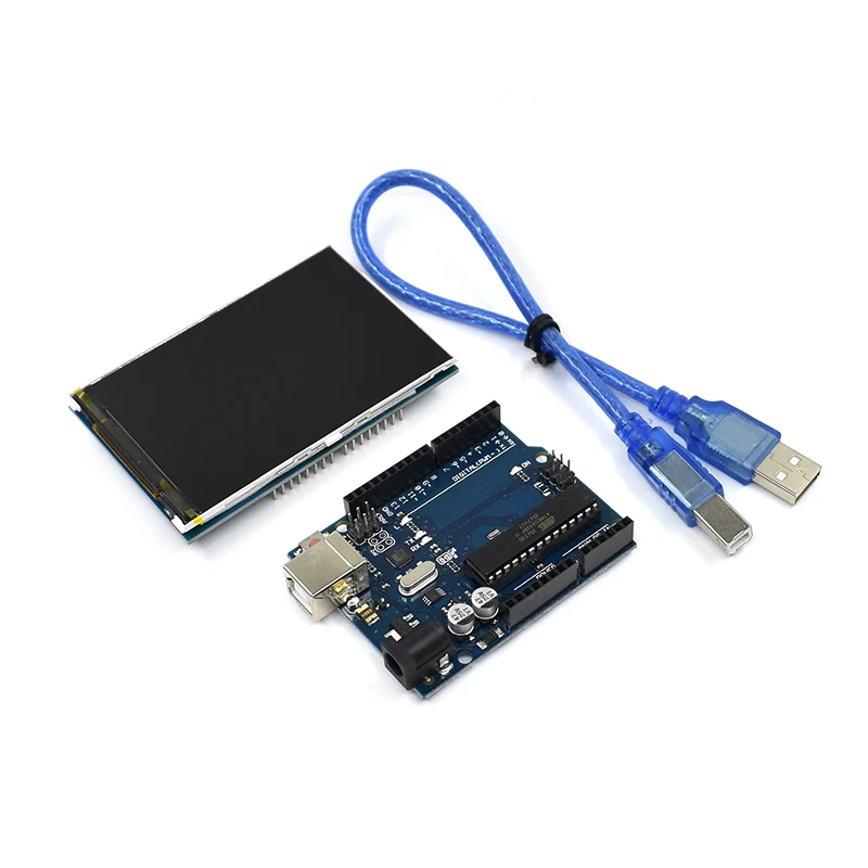 Фото ЖК-модуль 3,5 дюймовый TFT ЖК-экран 3,5 дюйма + UNO R3 REV3 MEGA328P плата для Arduino №2