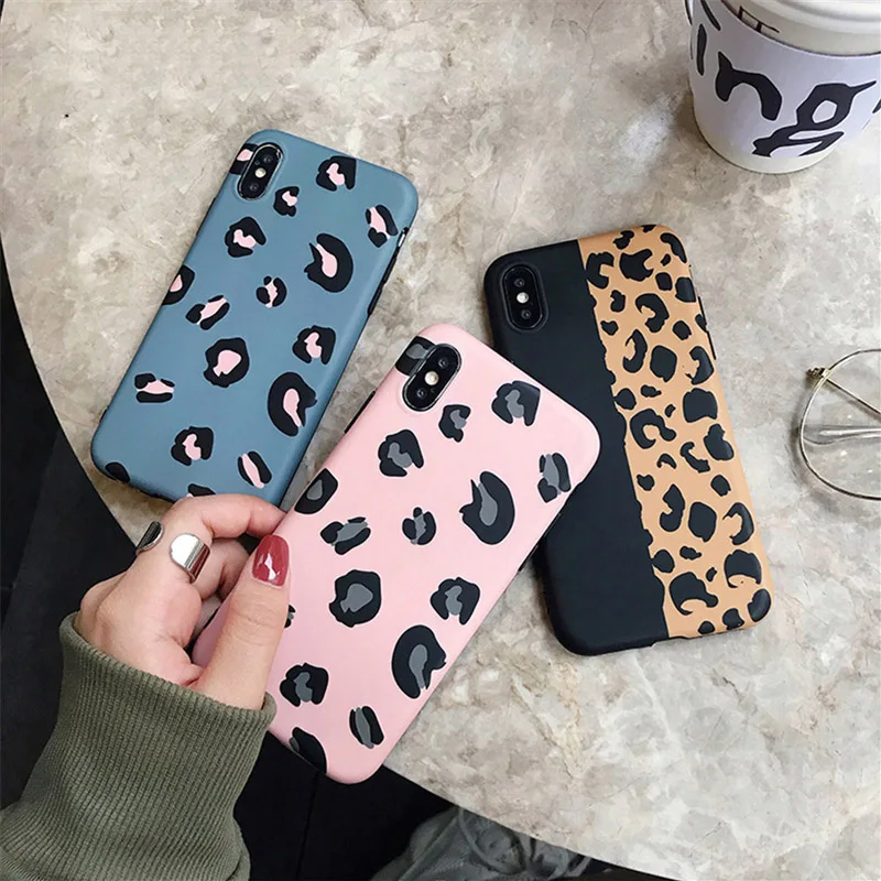 Vintage Leopard Phone Case For iPhone 11 Pro Max 12 13 14 7 8Plus XS Max XR X 6 6S SE 2020 Vintage Animal Pattern Fundas Shell