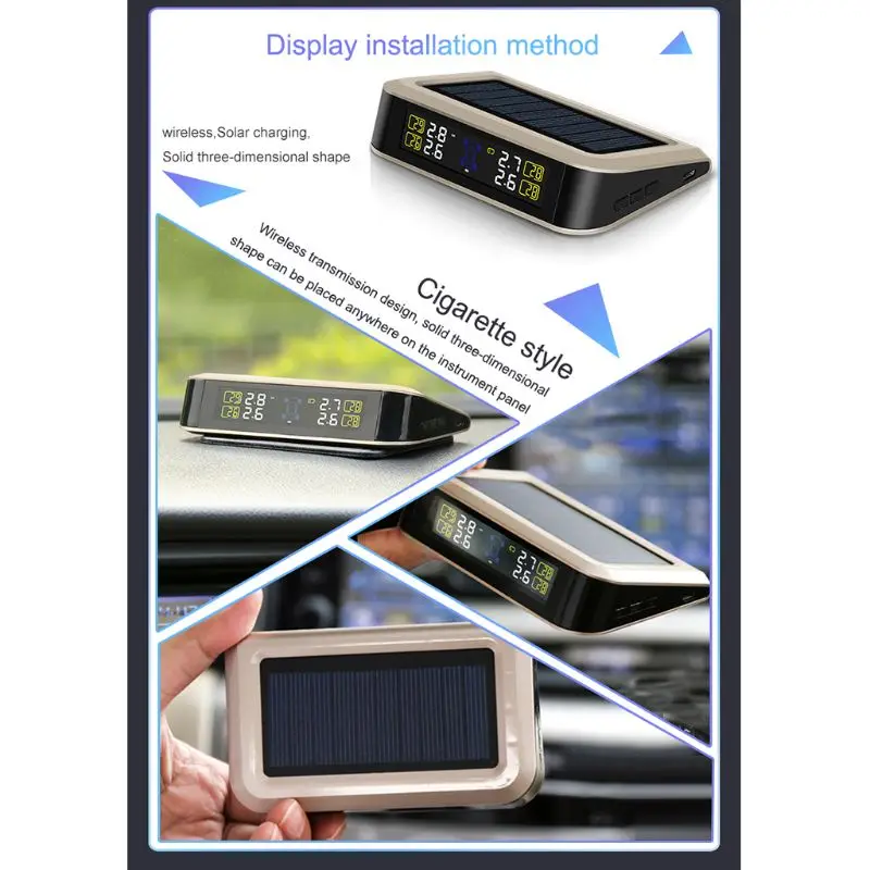 T601 TPMS датчик давления в шинах Система мониторинга Универсальный беспроводной Di