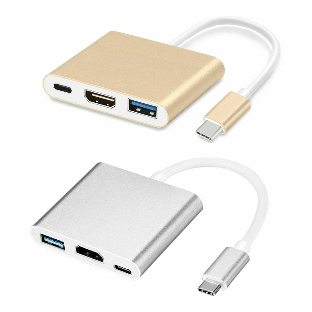 USB C HUB To 4K HDMI совместимый адаптер 3 0 порт Power Delivery для Macbook Pro/Air Thunderbolt 3|USB-хабы| |