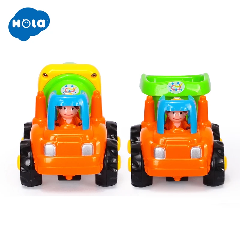 HOLA TOYS 326C+326D 2pcs/Lot Baby Toys Vehicle Mini Dump Trucks Vehicles Model Car For Kids Gifts |