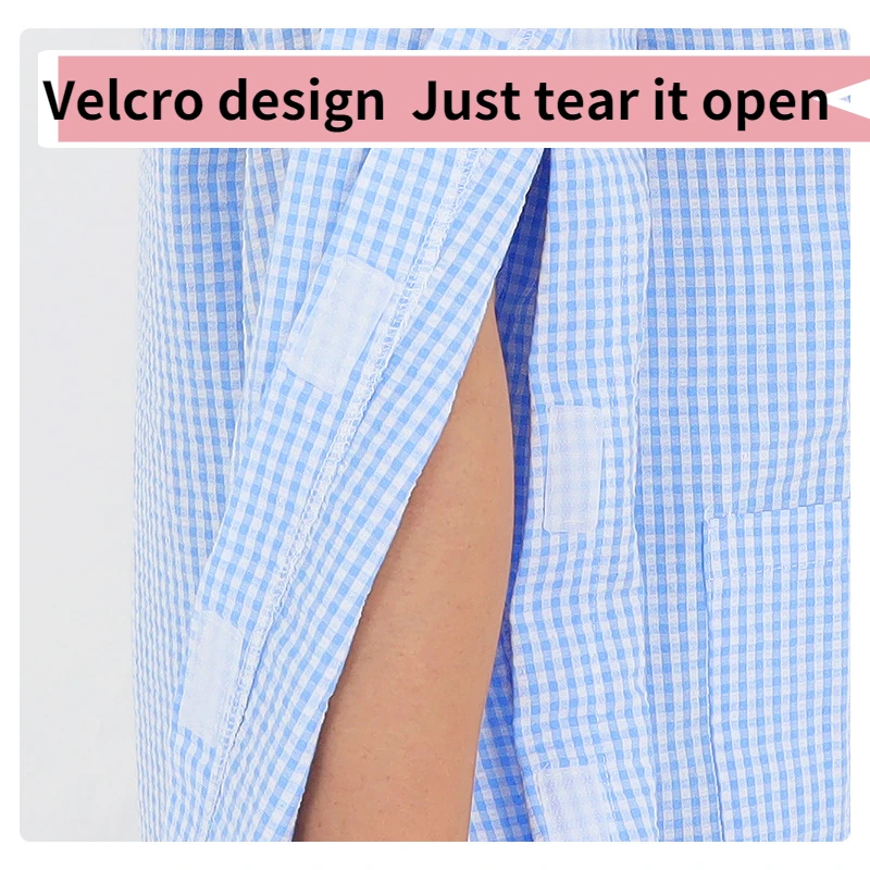 Новинка полностью открытая наклейка для людей старшего возраста пижама легко