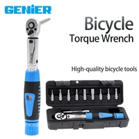 genier preset torque wrench set 14 2 24nm bicycle bike torque wrench allen key tool socket spanner set kit cycling repair tool