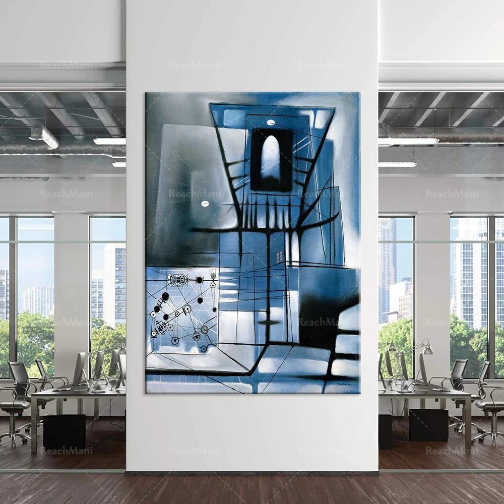 

Mid-Century Abstract Modern Art * Moments of Fear. 1949 * Abstract painting prints * Modern wall art * Gallery quality art repro