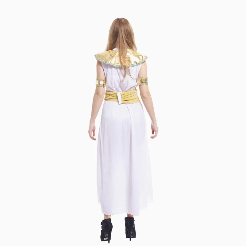 

Women Cleopatra Egyptian Princess Dresses Outfit Halloween Cosplay Costumes Masquerade Carnival Party Role Play Dress Up Suit