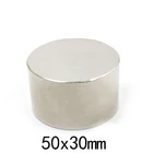 Неодимовые магниты NdFeB, 12 шт., 50x30 мм, постоянный круглый, N35 50x30 мм, мощный магнит 50*30 мм