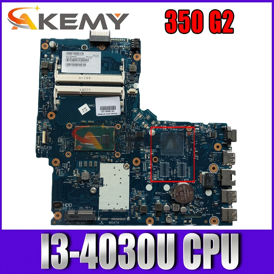 Бесплатная доставка материнской платы для ноутбука 350 G2 801977-001 6050A2677201-MB-A01 с SR1EN