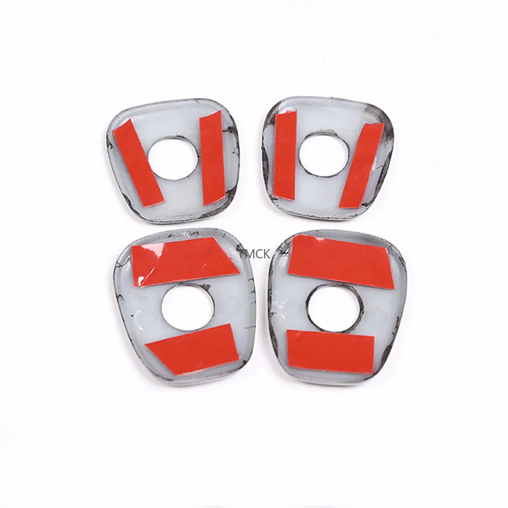 

For BMW X3 X4 G01 G02 2018 2019 ABS Chrome Carbon Fiber Style Car Styling Accessories Door Lock Cover Trim Sticker Auto Parts