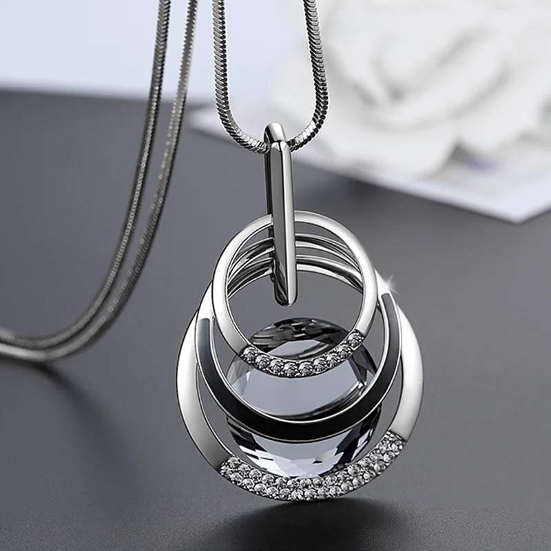 Style 14 RAVIMOUR колье из искусственного жемчуга, ожерелье s для женщин, серебряная цепочка, длинное ожерелье, подвеска, ювелирные изделия, аксессуары, Трендовое колье - Окраска металла: Style 14