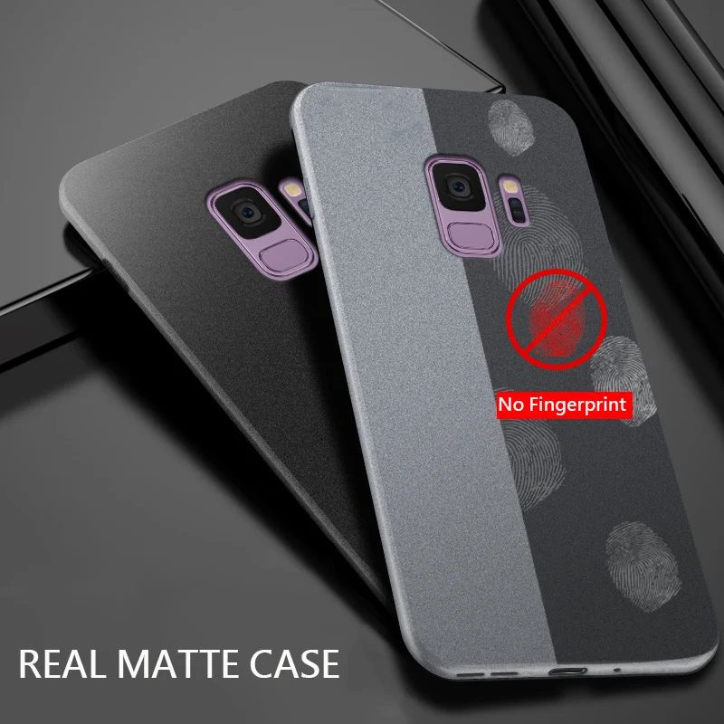 UPaitou Case for Samsung Galaxy S10 e Lite S9 S8 Plus Anti Fingerprint Note 10 Pro 8 9 Soft Matte Ultra Slim Thin TPU |