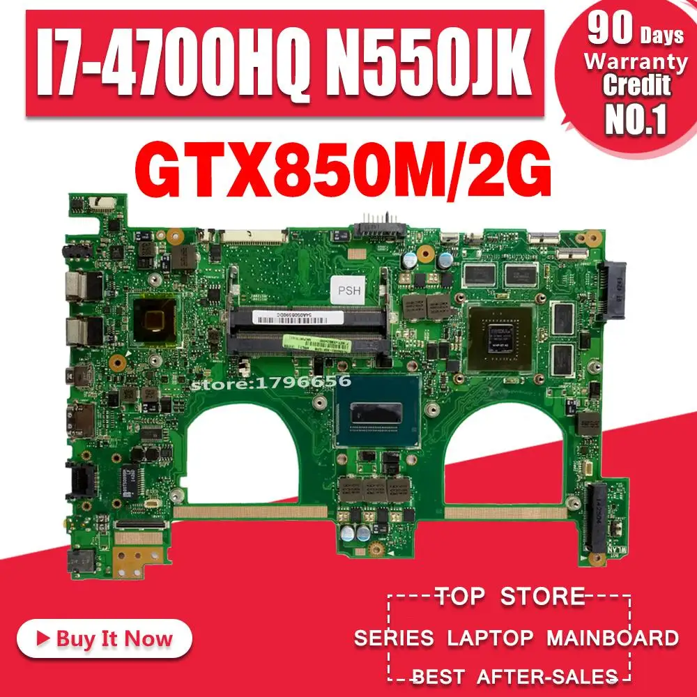 N550JK материнская плата для ноутбука For Asus VivoBook N550JX Q550JV G550JK N550JV оригинальная I7 4700HQ