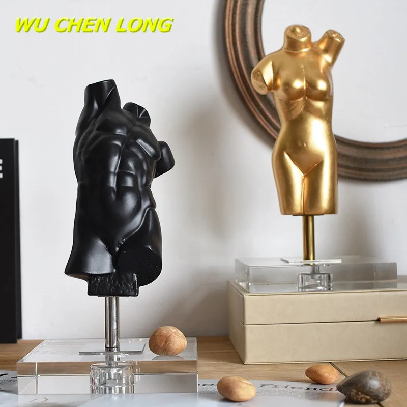 WU CHEN LONG VENUS девушка и мальчик грудь Художественная Скульптура в скандинавском