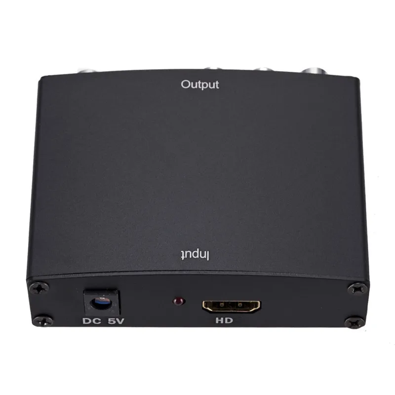 Профессиональный YPBPR в HDMI-совместимый 1080P YPbPr компонент видео конвертер с R/L аудио