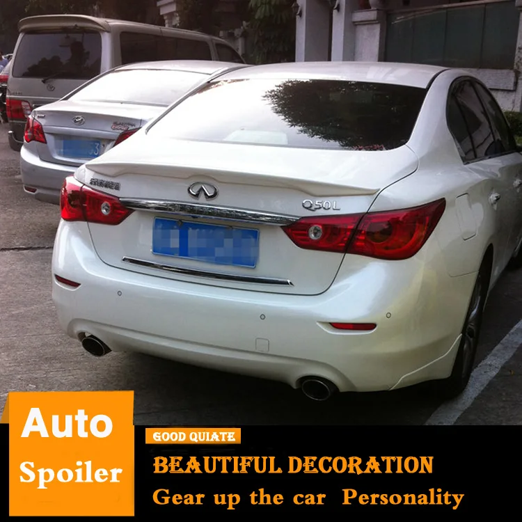 Для Infiniti Q50 Q50L спойлер спортивный ABS Материал заднее крыло автомобиля праймер