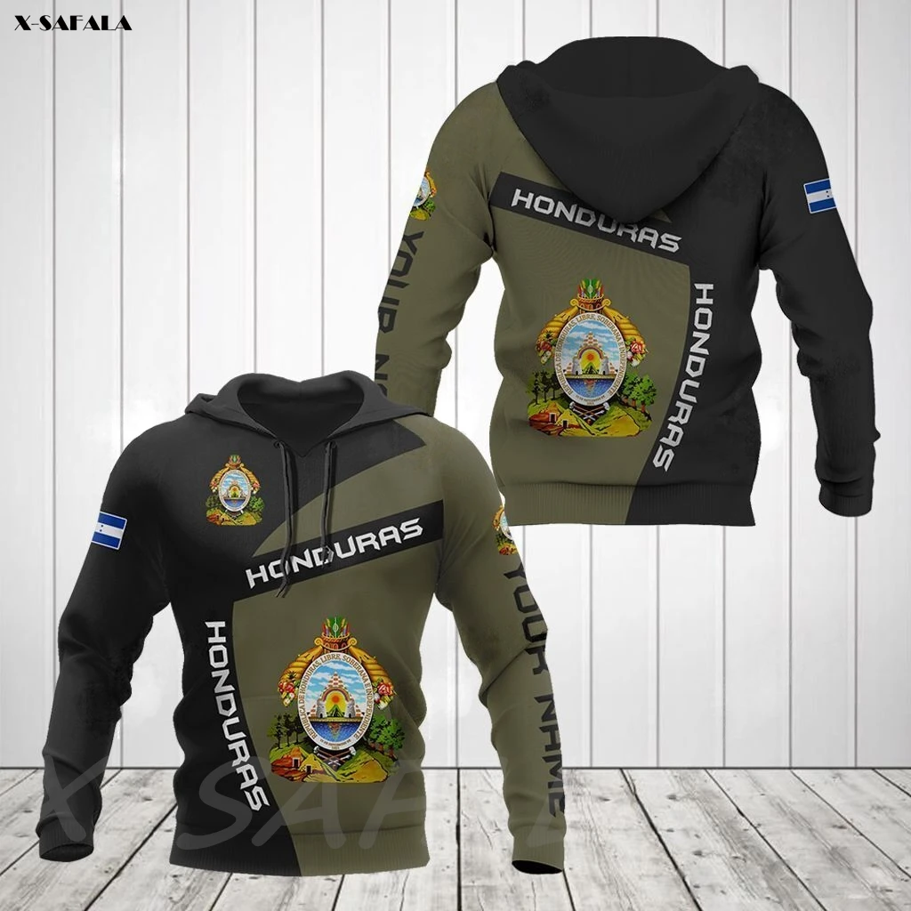 

HONDURAS COAT OF ARMS SPORT Country Flag 3D Printed Man Female Zipper HOODIE Pullover Sweatshirt Hooded Jersey Tracksuits