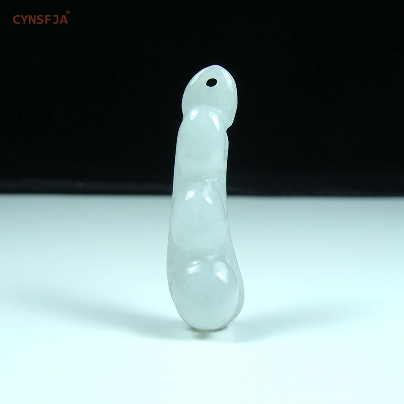 Настоящий Сертифицированный Изумрудный нефритовый амулет CYNSFJA подвеска из