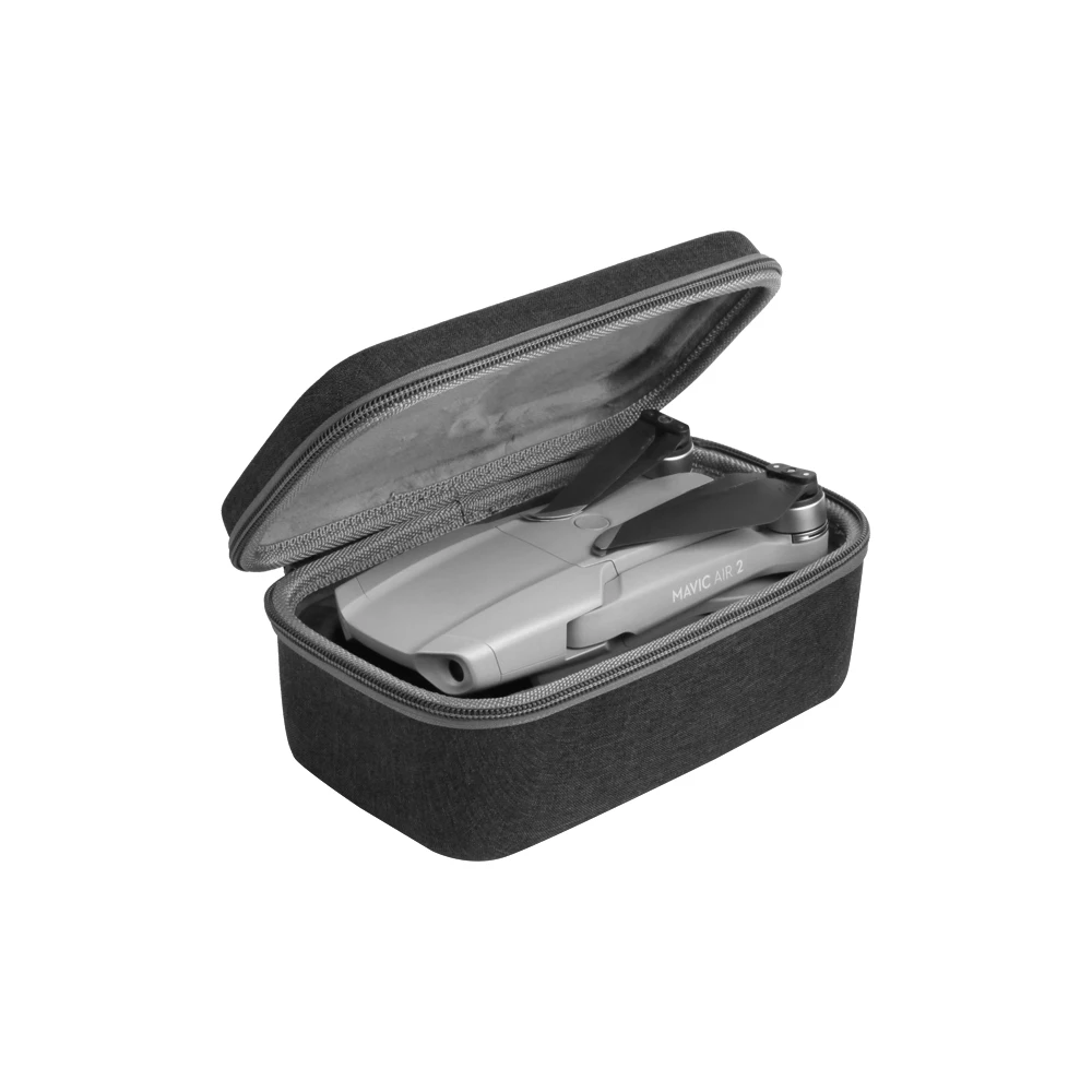 Чехол для переноски дрона DJI Mavic Air 2 с складным корпусом и пультом дистанционного управления.