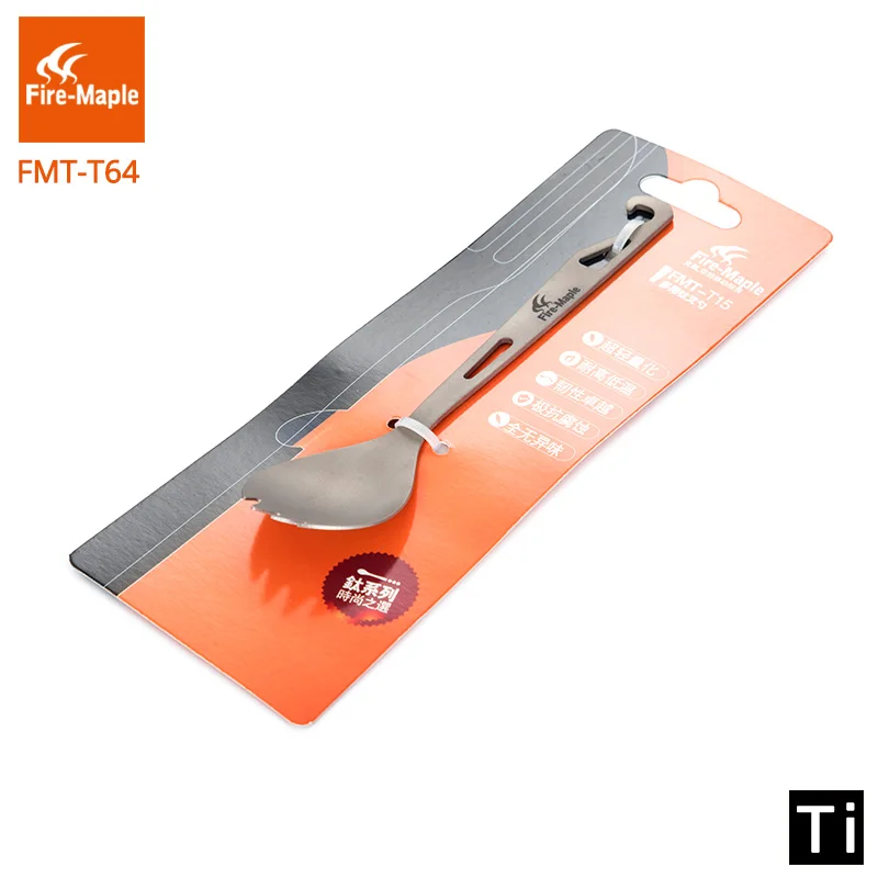 Fire-Maple Spork 2 в 1 Титан Открытый легкий портативный альпинистский Кемпинг путешествия Кемпинг инструменты ложка Вилка T15