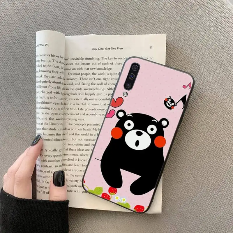 

Japanese Cute Kumamon Phone Case For Samsung galaxy S 7 8 9 10 20 edge A 6 10 20 30 50 51 70 note 10 plus