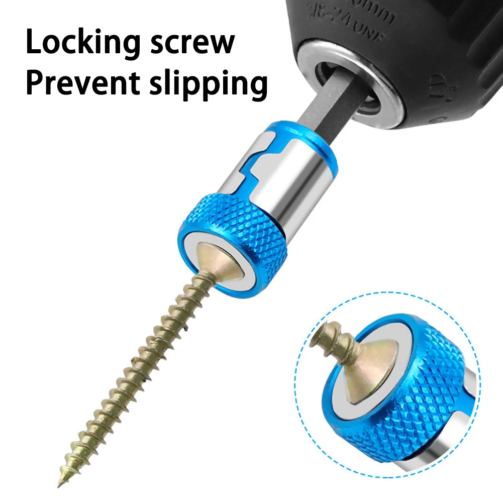 

Magnetic Ring Metal Screwdriver Head Steel Sleeve Electric Screwdriver Bit S2 Alloy Steel Durable Hand Tools Accessories Parts