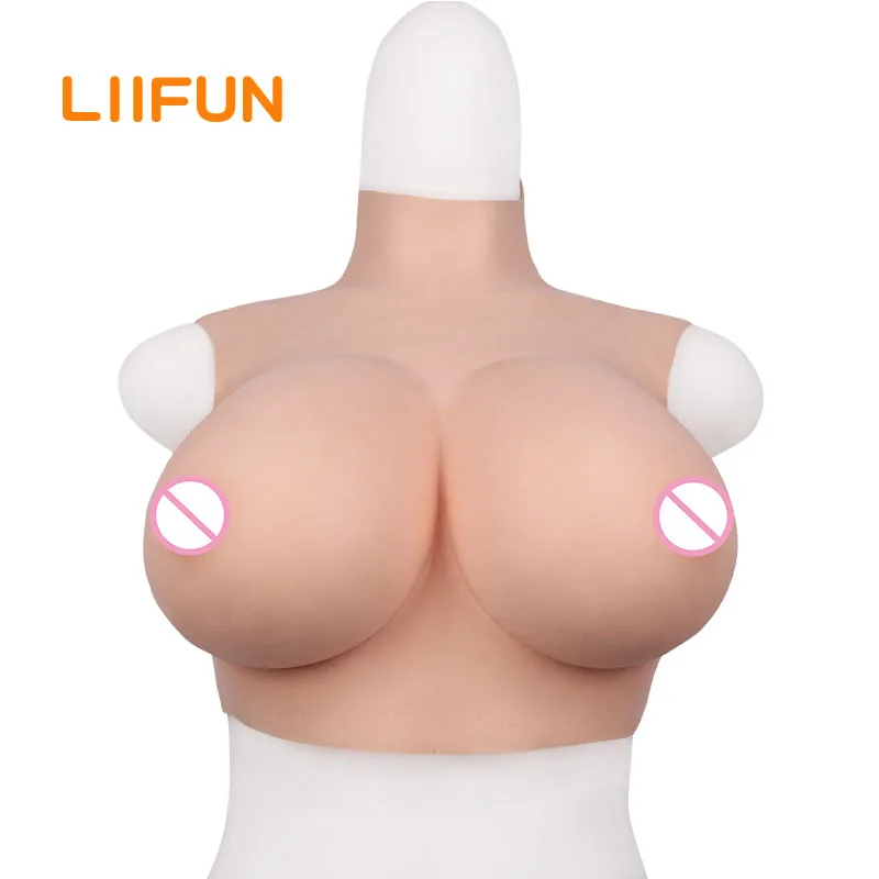 

Realistic Shemale Fake Boobs Huge Cup Breast Forms Tits Crossdresser Boob For Drag Queen Transgender Sissy Cosplay Costume Chest