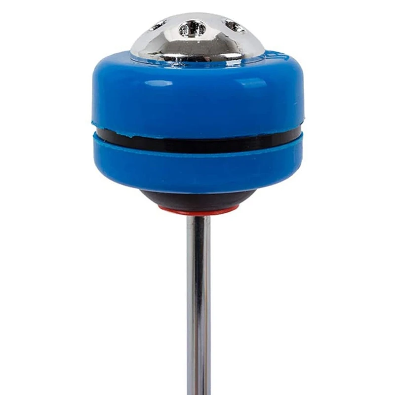 

B Drum Beater Kick Drum Foot Pedal Beater Silicone Head Accessory for Percussion Instrument (Blue)