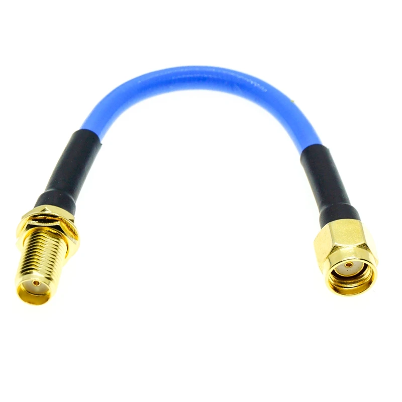 Полугибкий коаксиальный кабель RPSMA штекер-гнездо разъем RG405 .086 дюйма RG-405 50 ом