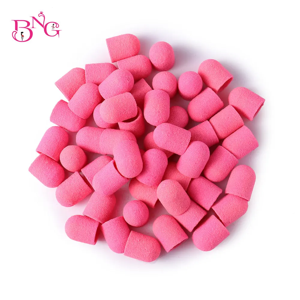 BNG 10pcs 13*19 Sanding Bands Professional Manicure Pedicure Foot Care Tool Nail Sanding Caps Electric Nail Drill Bits