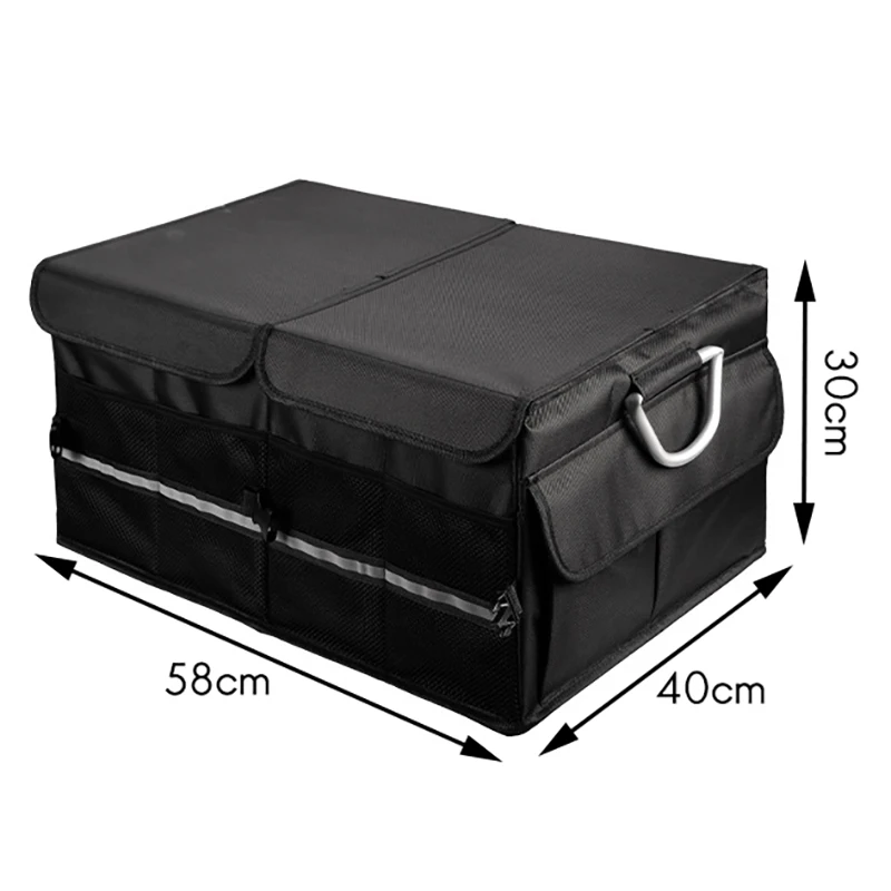 Цена Автомобильный ящик для хранения, закрывающийся багажник, сумка-корзина, автомобильный органайзер для Ford, аксессуары для салона автомобиля, ...