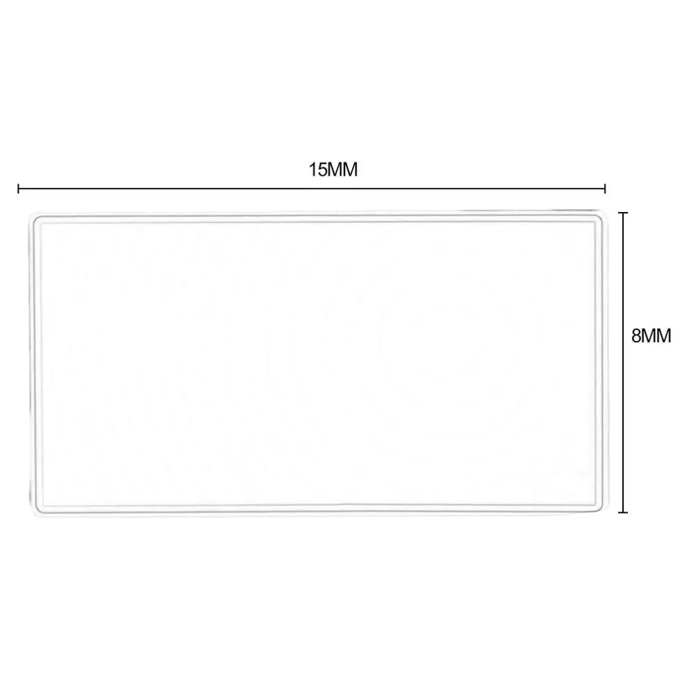 

15*8CM Practical Design Auto Car Makeup Mirror Universal Car Interior Sun-Shading Stainless Steel Cosmetic Mirror Supplies