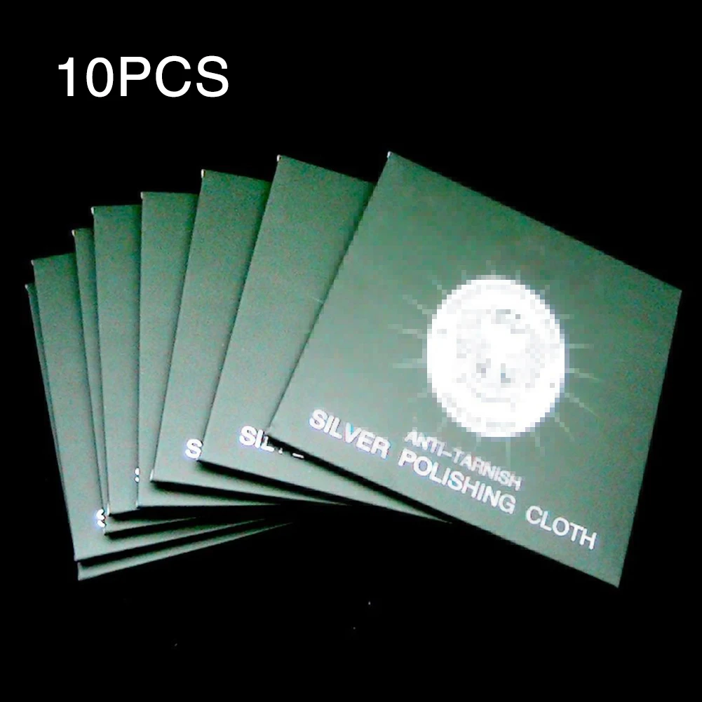 

Tools Silver Polishing Home Practical Jewelry Rub Cleaning Cloth Anti Tarnish Portable Durable Ornament Gold Square Shape