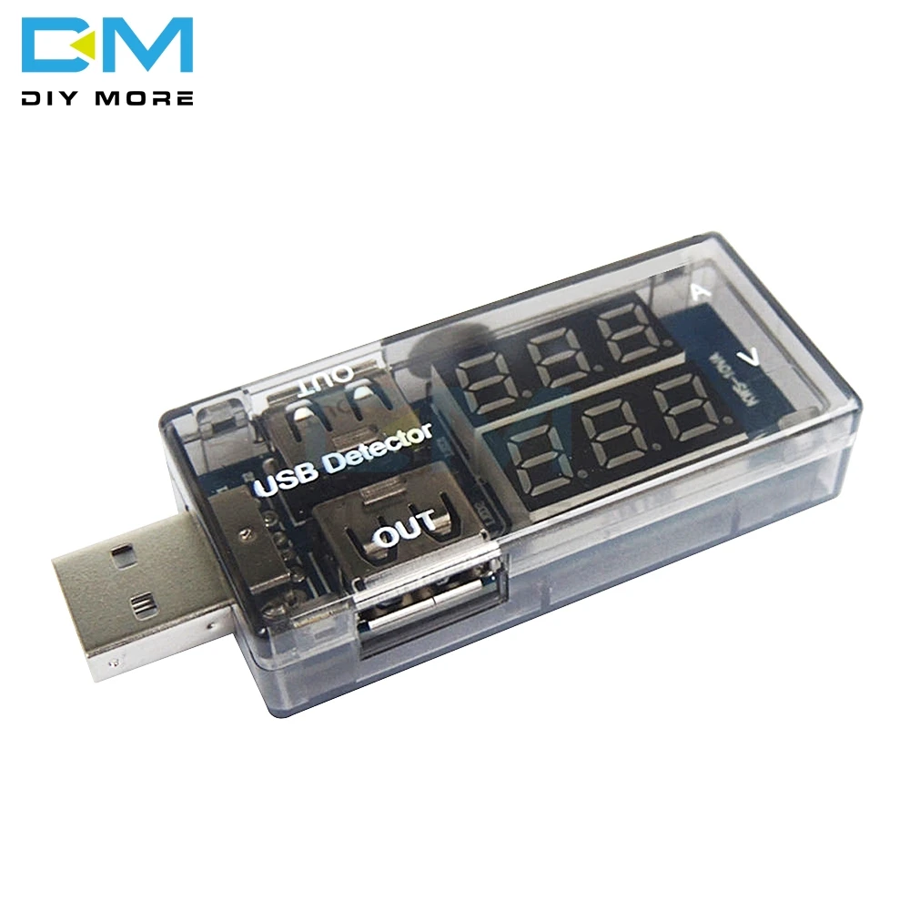 USB зарядное устройство Doctor зарядный детектор напряжения аккумулятор вольтметр