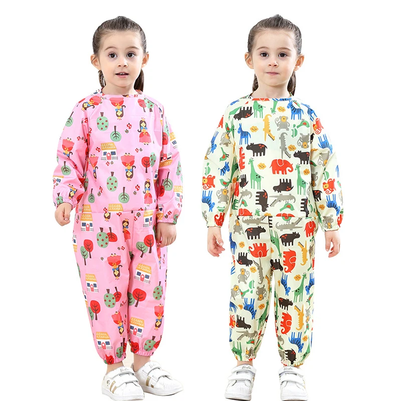 Детский непромокаемый плащ-дождевик Yuding комбинезон с рисунком для мальчиков и