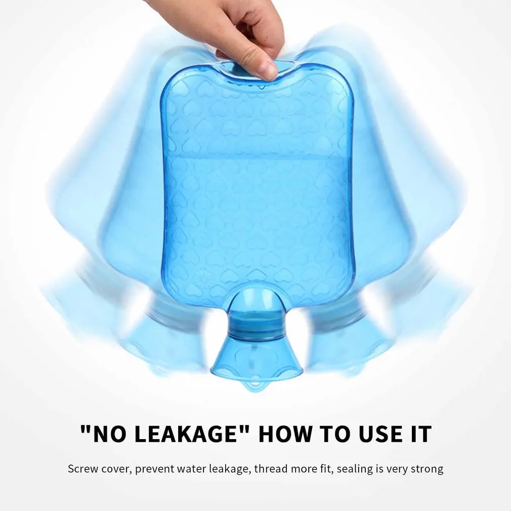 

2000ml Knitted Fabric Cover Hot Water Bag Water Injection Hand Warmer Portable Anti-Scalding Mini Thermo Winter Warming Supplies