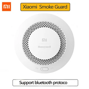 xiaomi mijia honeywell fire alarm smoke detector gas detector work with multi function gateway 3 smart home security app control free global shipping