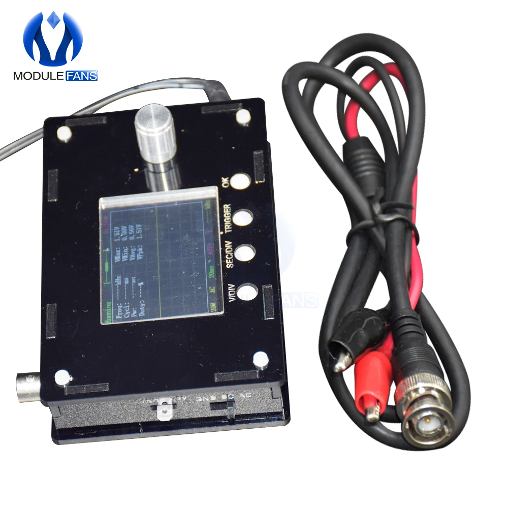 Осциллограф DSO328 2 4 дюйма TFT LCD Atmega328p компактный цифровой портативный SMT32 12-битный