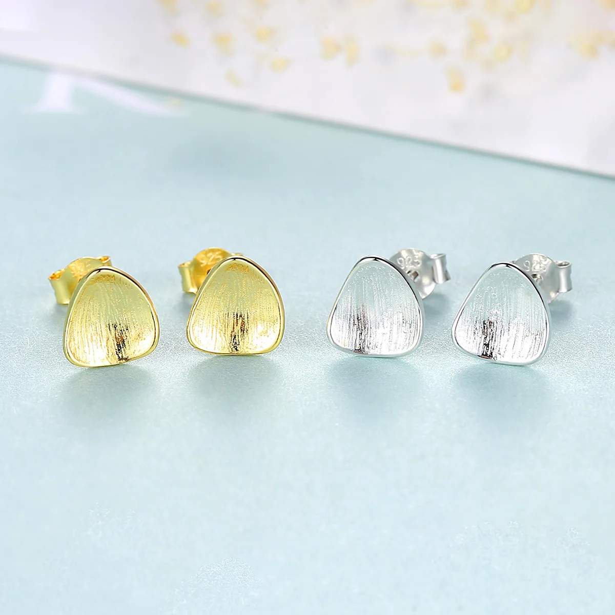 

SANYU Small Shell Design Stud Earrings for Women Trendy Boho Brushed Daily Wearing Female Earring Silver 925 Jewelry Brincos